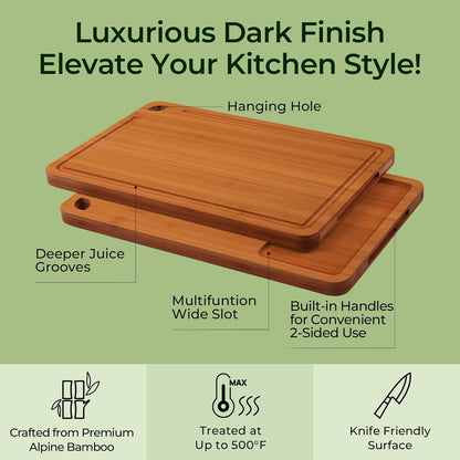 Timeless Bamboo Board — Effortless Prep, Elevated Dining