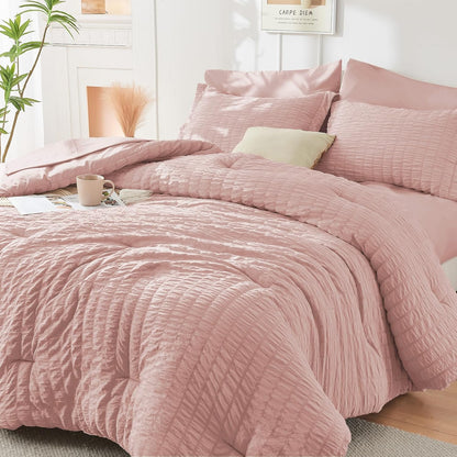 Seersucker Comforter Set – Full Size