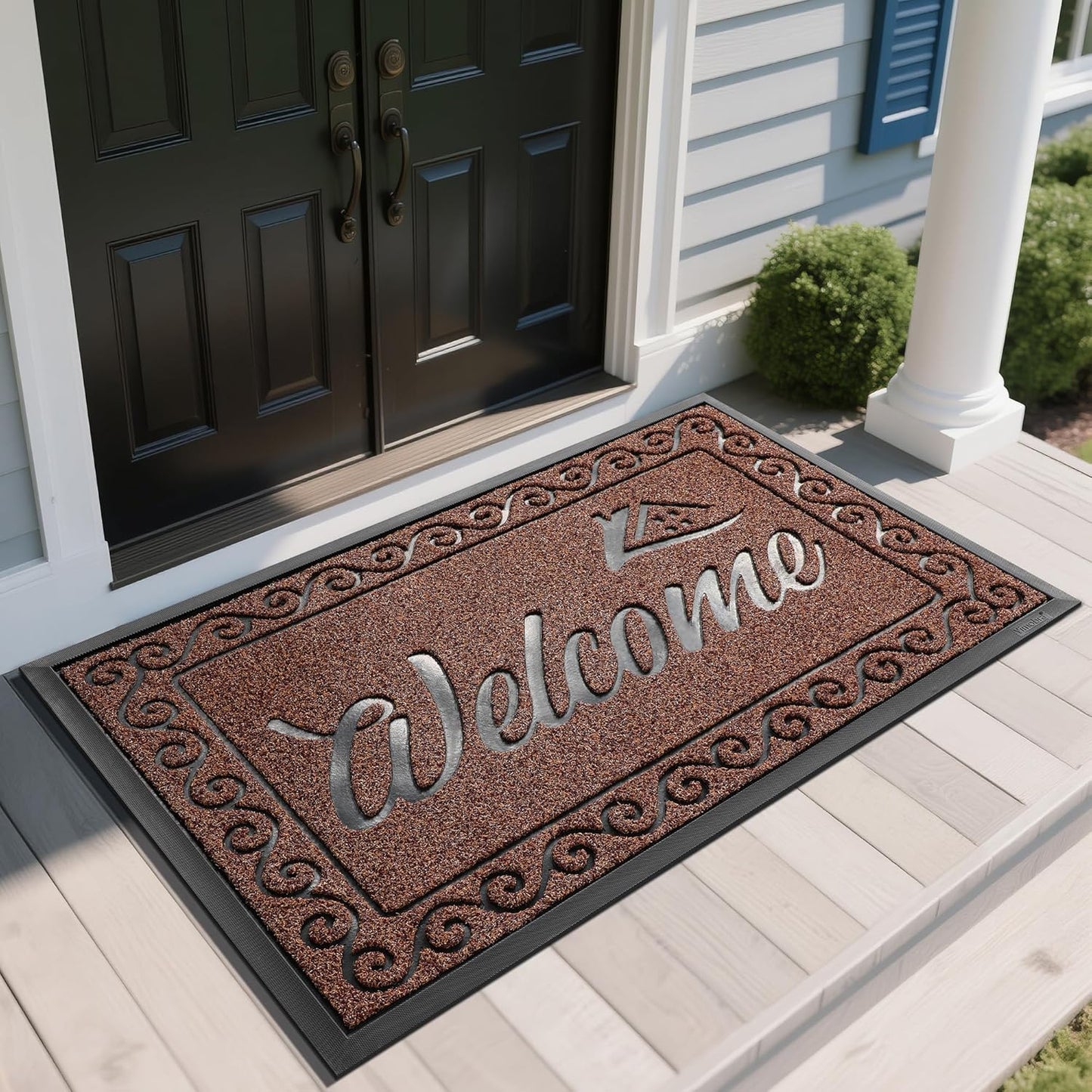 Heavy Duty Welcome Mat for Indoor & Outdoor Use