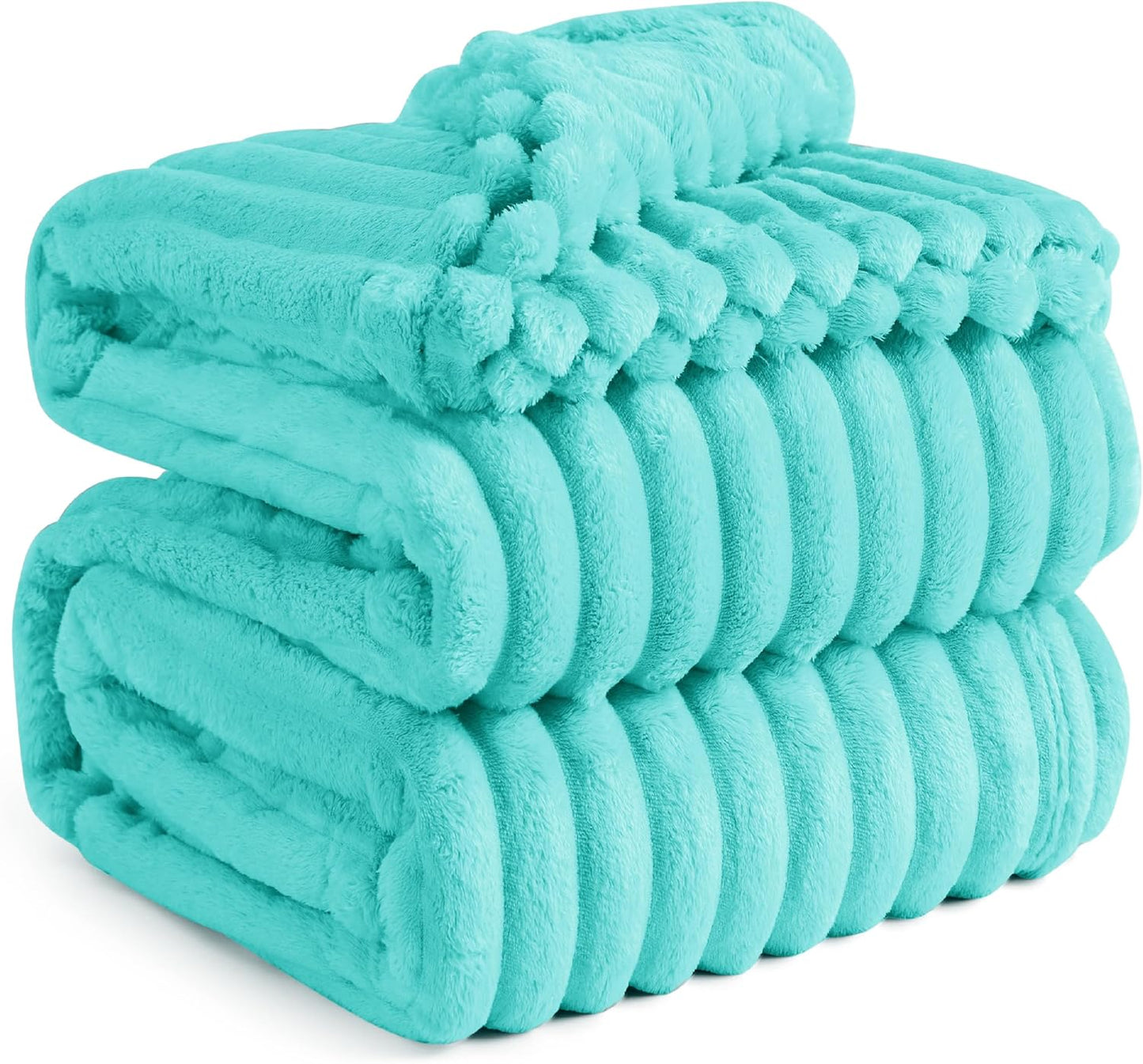 Gentlesoft White Fleece Throw Blanket