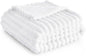 Gentlesoft White Fleece Throw Blanket