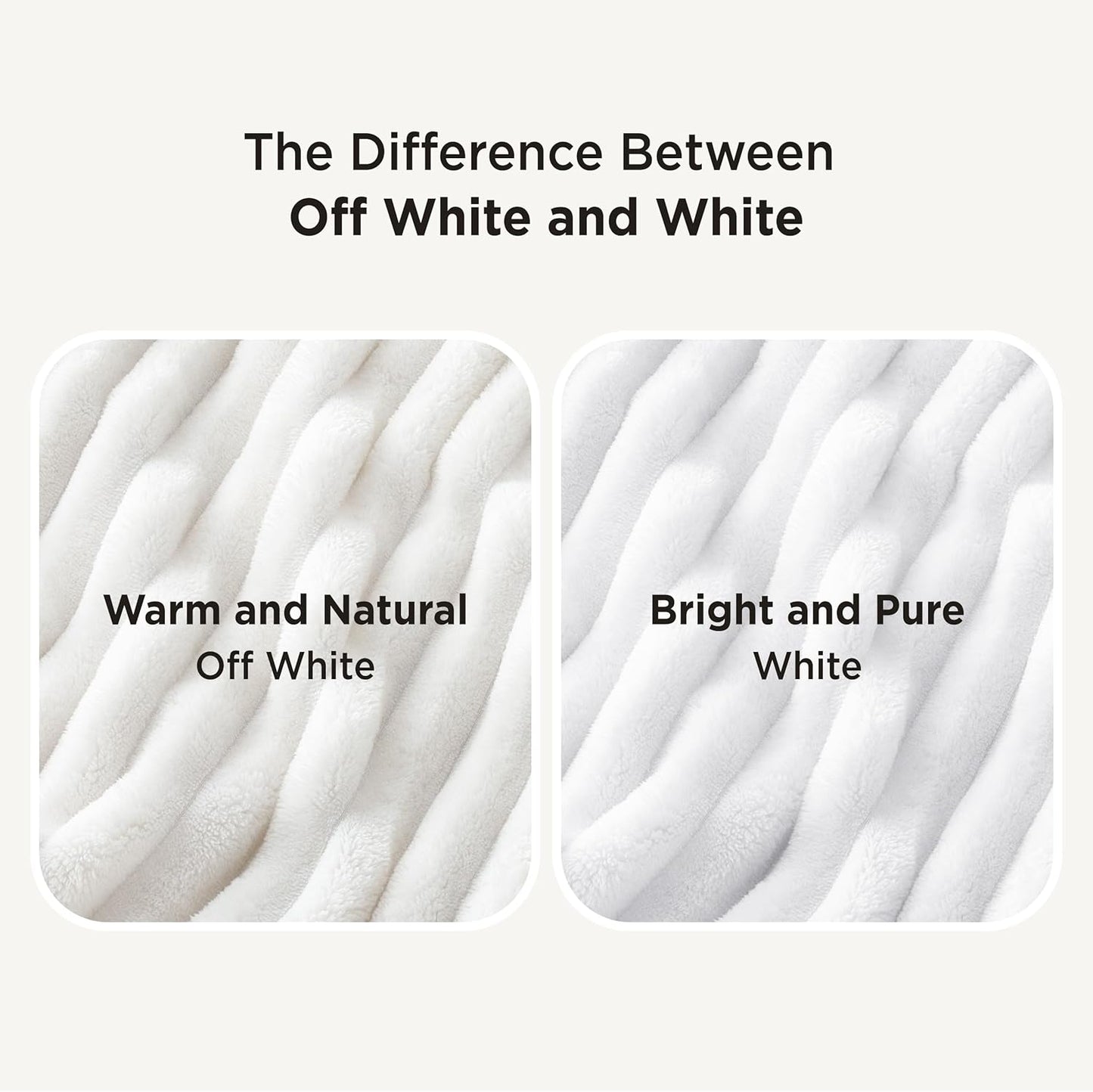 Gentlesoft White Fleece Throw Blanket