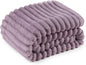 Gentlesoft White Fleece Throw Blanket