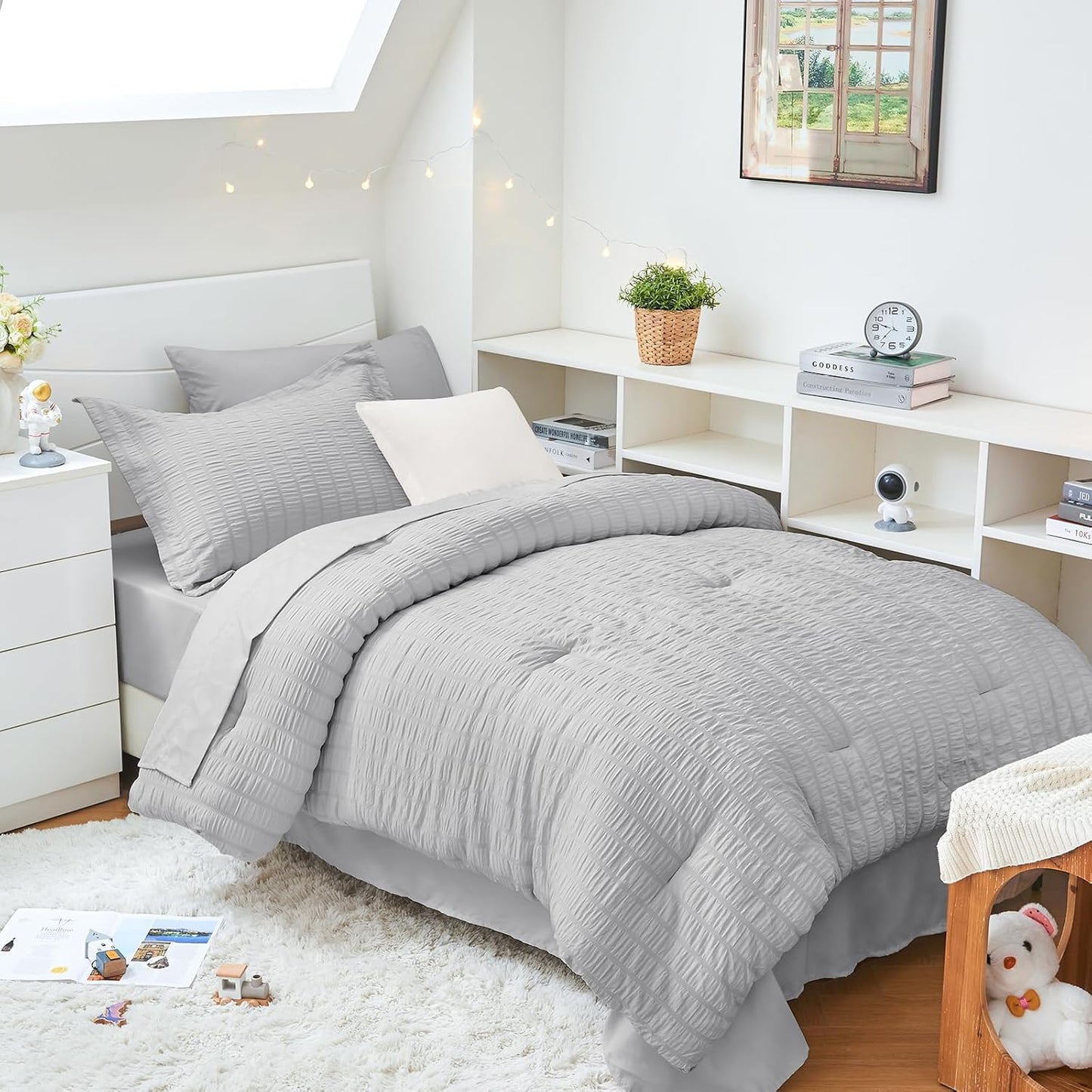 Seersucker Comforter Set – Full Size