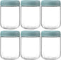 Glass Oats Containers – 16oz, 6 Pack